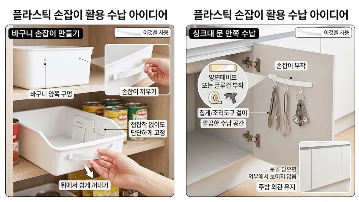 플라스틱 손잡이 활용법