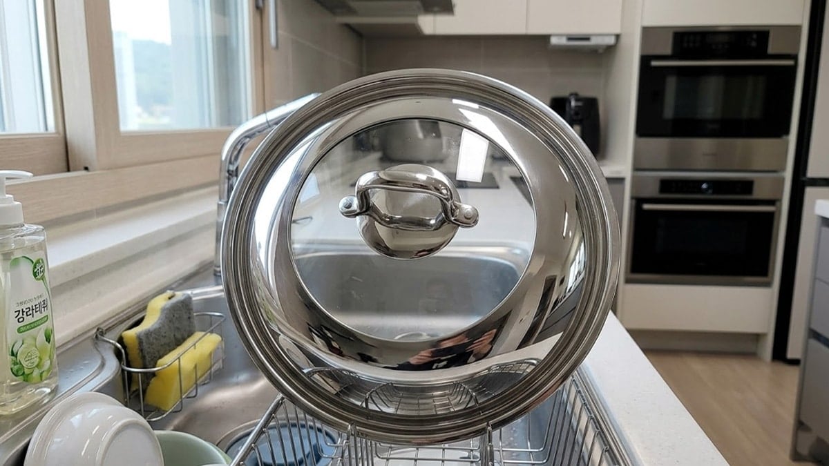 깨끗한 냄비 뚜껑