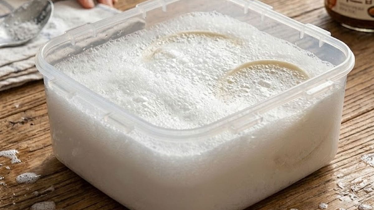 김치통 베이킹소다