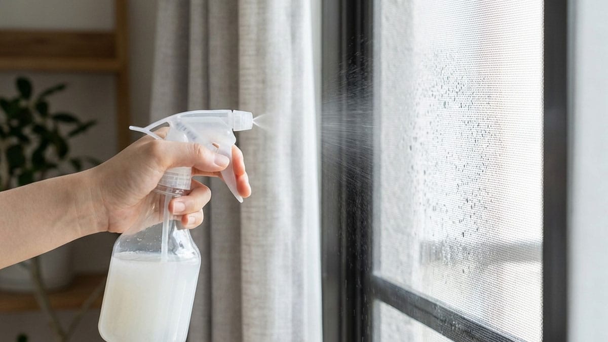 방충망에 물 뿌리지 말고 ‘쌀뜨물’ 써보세요…이걸 몰라서 계속 먼지 들이마셨습니다