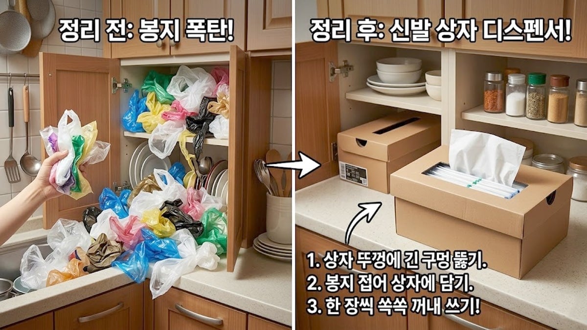 신발 상자 활용법