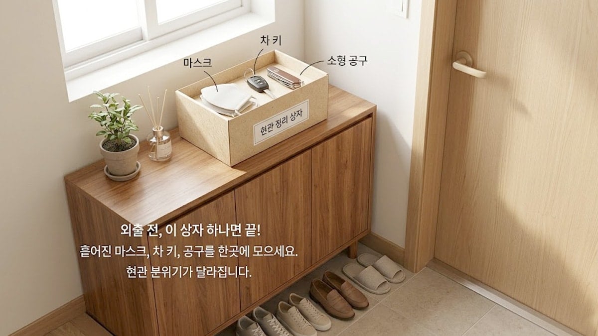 신발 상자 활용법