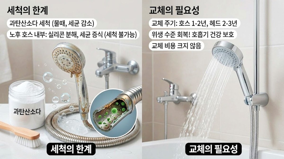 샤워기 교체 주기