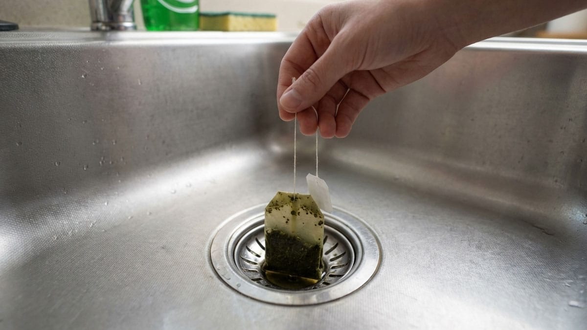 싱크대에 다 쓴 ‘티백’ 올려보세요…그동안 그냥 버렸던 게 후회 됩니다