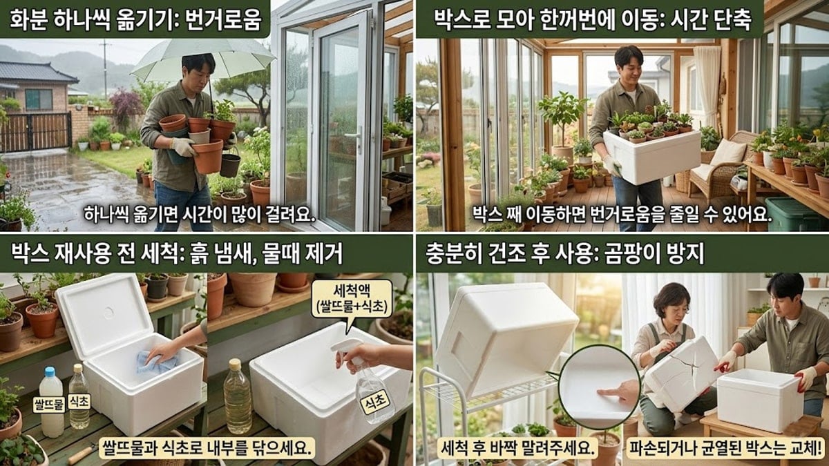 스티로폼 아이스박스 활용법 스티로폼 아이스박스 활용법