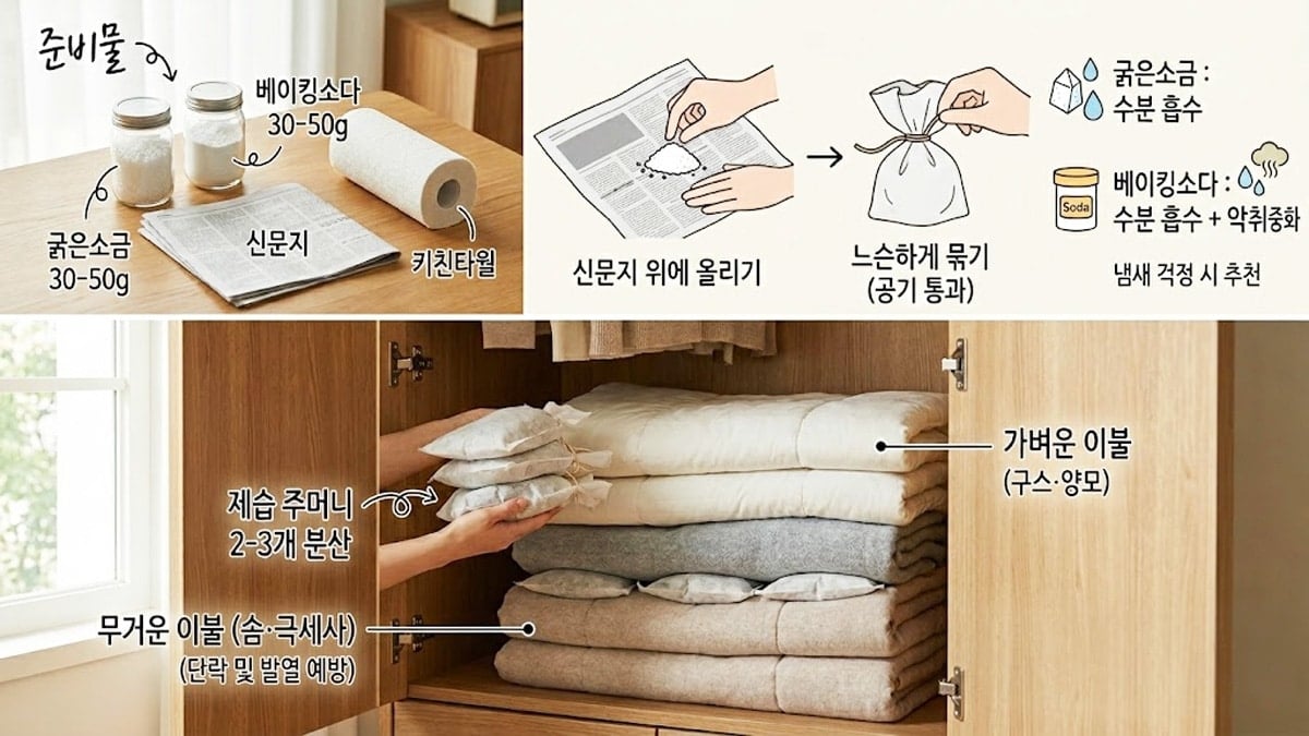 겨울 이불 보관법